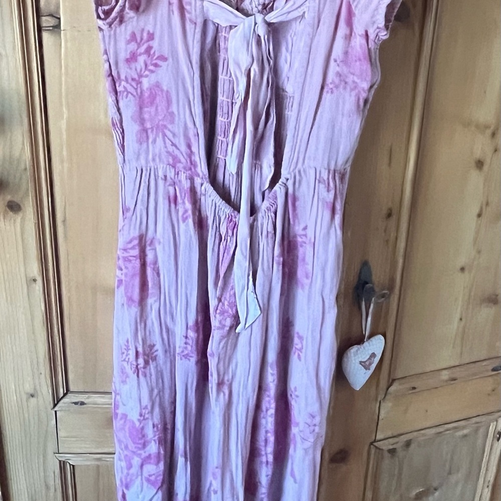 Free People Dusty Rose Floral Maxi Dress - Picture 3 of 5